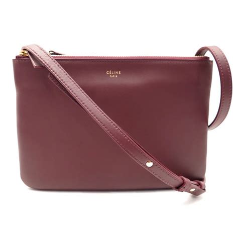 sac trio celine bordeaux|SAC DE LUXE TRIOMPHEBORDEAUX/TRUE/ POUR FEMME.